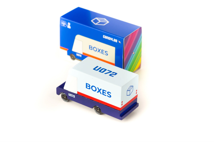 Mail's here! Where would we be without our post office workers! We couldn’t go any longer without creating an iconic Mail Van. Ready to pick up boxes and letters of