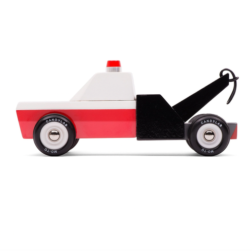 A staple of every garage, Towie is glad to jump to any car's rescue. Sturdy, and ready to use its rubber band to help a car in need.
Materials & Info: Solid Beec