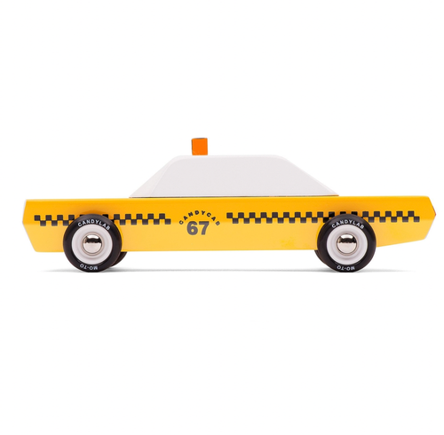 Always ready to "follow that car", and now available for consequence-free wooden fender benders. New York City cabs can't get more durable than this.
Materials &