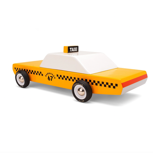 Always ready to "follow that car", and now available for consequence-free wooden fender benders. New York City cabs can't get more durable than this.
Materials &