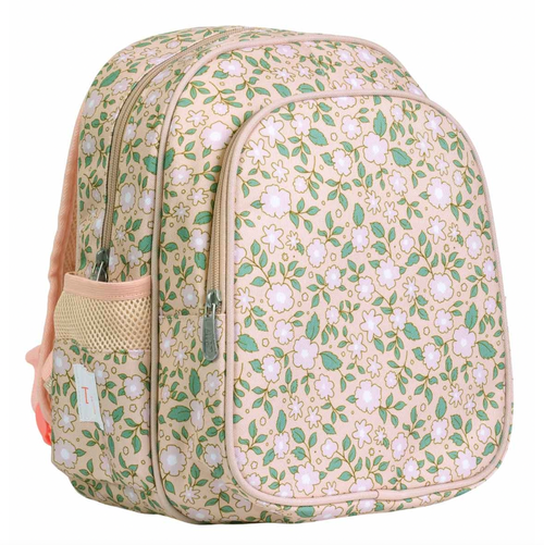Lovely lightweight backpack with an insulated front pocket that ensures snacks and drinks stay cold (or warm). The front pocket easily fits a lunch box, drink bottle