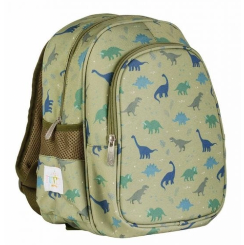 A Little Lovely Company Preschool Backpack - Dinosaur - Green