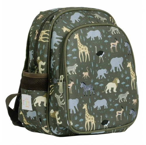 Lovely lightweight backpack with an insulated front pocket that ensures snacks and drinks stay cold (or warm). The front pocket easily fits a lunch box, drink bottle