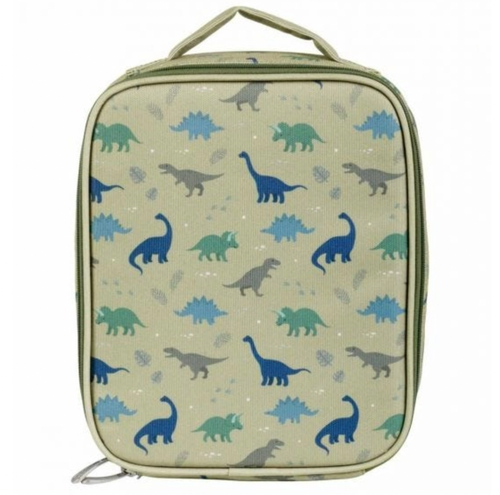 This fun cool bag is made of a sturdy lightweight material. It has a large insulated compartment with a zipper which keeps snacks and drinks cool and fresh. The bag