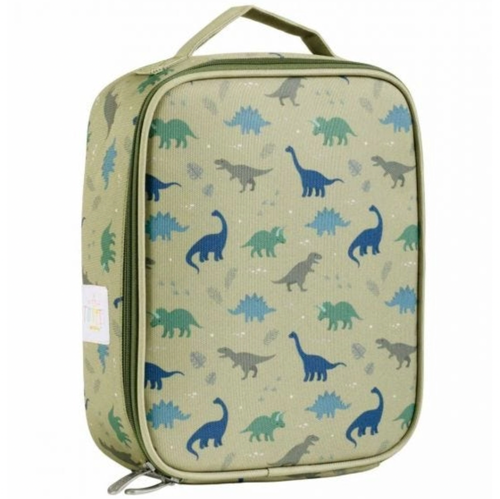 This fun cool bag is made of a sturdy lightweight material. It has a large insulated compartment with a zipper which keeps snacks and drinks cool and fresh. The bag