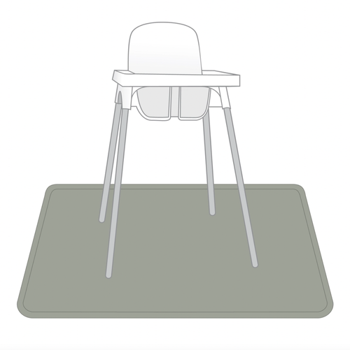 This lightweight, waterproof mat is 45" in diameter and is designed to catch spills and splashes.
Ideal for:
- Under the high chair
- Indoor/Outdoor Picnics
- Po