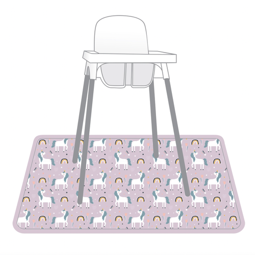 51 Waterproof Baby Splash Mat Baby High Chair Splat Mat Washable