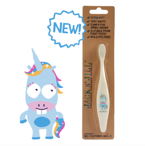 MAKING TOOTHBRUSHING FUN FOR KIDS - Our Jack N’ Jill Bio Kids, Toddler, and Baby Toothbrush is the perfect companion for getting your little one's teeth nice a