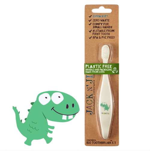 MAKING TOOTHBRUSHING FUN FOR KIDS - Our Jack N’ Jill Bio Kids, Toddler, and Baby Toothbrush is the perfect companion for getting your little one's teeth nice an