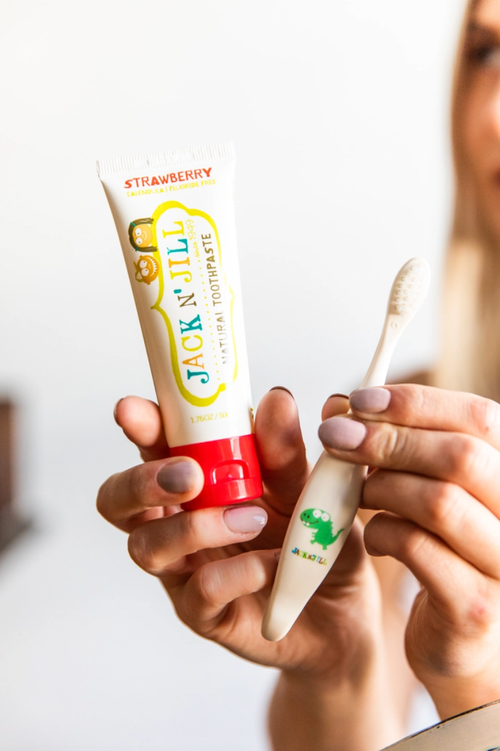 MAKING TOOTHBRUSHING FUN FOR KIDS - Our Jack N’ Jill Bio Kids, Toddler, and Baby Toothbrush is the perfect companion for getting your little one's teeth nice an
