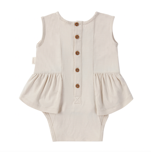 Providing the softest touch test for baby's sensitive skin, this ultra stylish Spring/ Summer short Dress with Bloomer pants attached is made from a premium Bamboo.