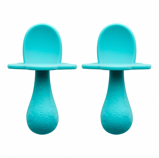 Kickstart BLW with our stage 1 self-feeding silicone spoon! Our fun, chewable starter spoon encourages your little one's independence with an easy to grip hand