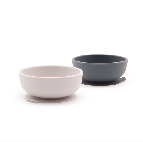 Made with premium, food-grade silicone, this product offers a toddler-proof alternative to traditional plastic and fragile dishware for tots. The duo of compact bowl