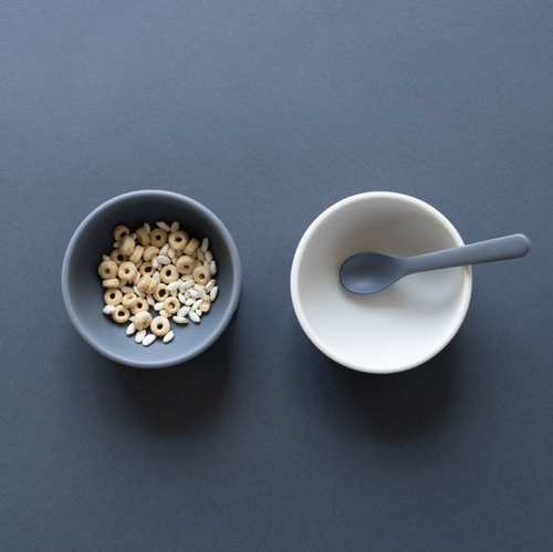Made with premium, food-grade silicone, this product offers a toddler-proof alternative to traditional plastic and fragile dishware for tots. The duo of compact bowl