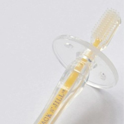 Soft silicone bristles, gentle on tiny teeth and sensitive gums, 100% medical grade silicone, BPA and PVC free. Ideal for babies/children before side/rear teeth ha