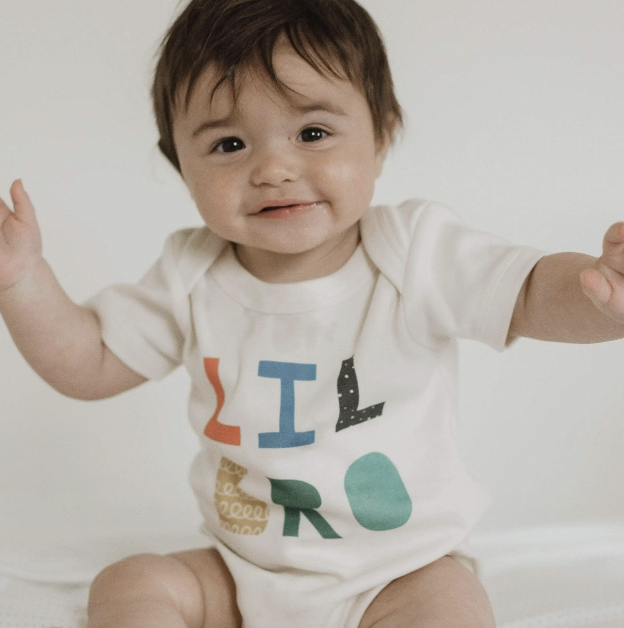 Simple and comfortable is best, especially for babies. Our adorable bodysuit is perfect for all sizes and activity levels, from your little one's first day in the wo