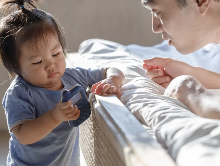 Make your first call with the PlanToys My First Phone. The phone has a magnifier screen and a colourful beaded dial pad with pushable buttons. These features make a