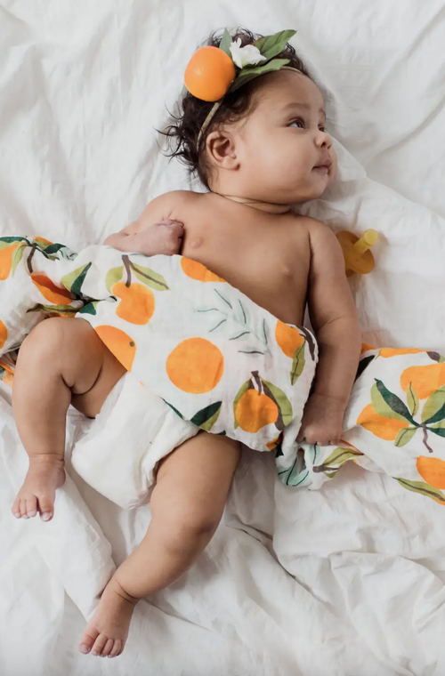 -47x47 inches
-Made of 100% cotton muslin, which only gets softer with time
-Lightweight and breathable
-Machine washable.