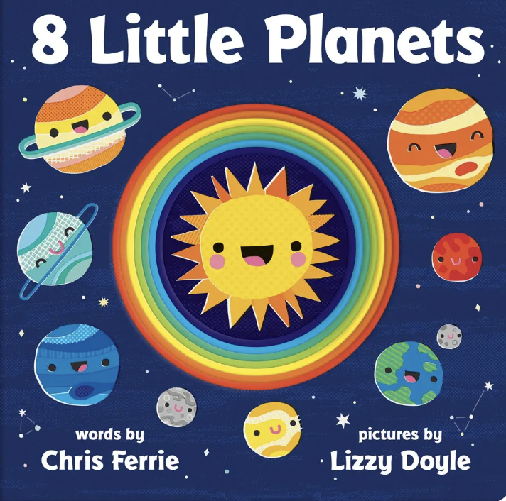 8 Little Planets by Chris Ferrie
8 little planets with the sun at the center, each one wishing it were a little bit better.
Old slow Neptune felt he was behind.
165