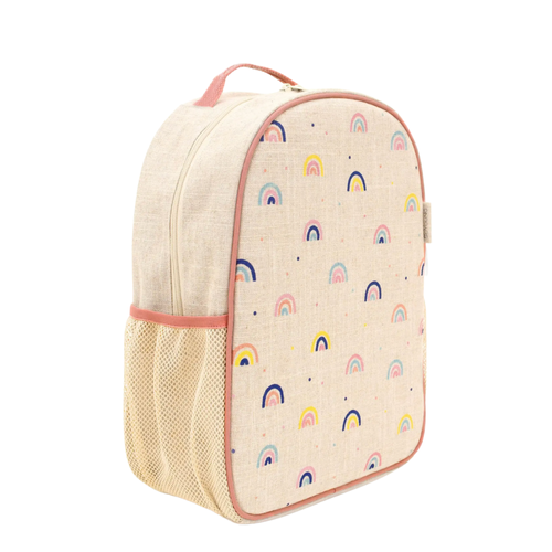 THE TODDLER BACKPACK BRINGS SOPHISTICATED STYLE TO THE LITTLES OF YOUR FAMILY! CHEERFUL AND BRIGHT, OUR NEO RAINBOW PRINT IS THE PERFECT REMINDER THAT EVEN OUR STORM