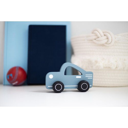 Your little baby girl or baby boy will love playing, racing and revving with this adorable wooden car push toy by Pearhead!
• Includes one wooden, muted blue toy ca