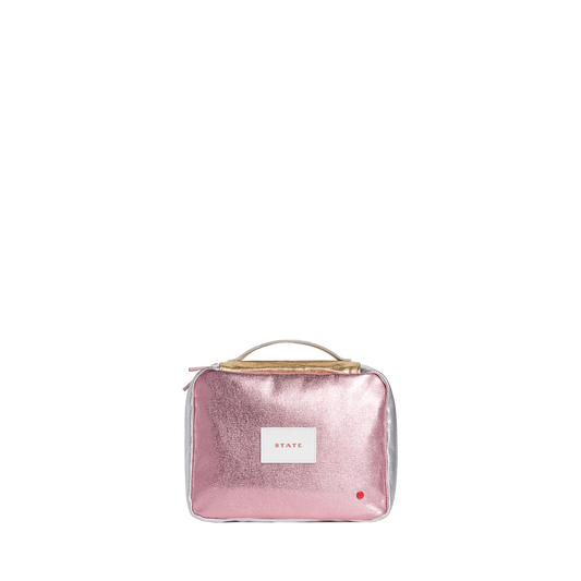 Pink/Silver Toiletry Kit