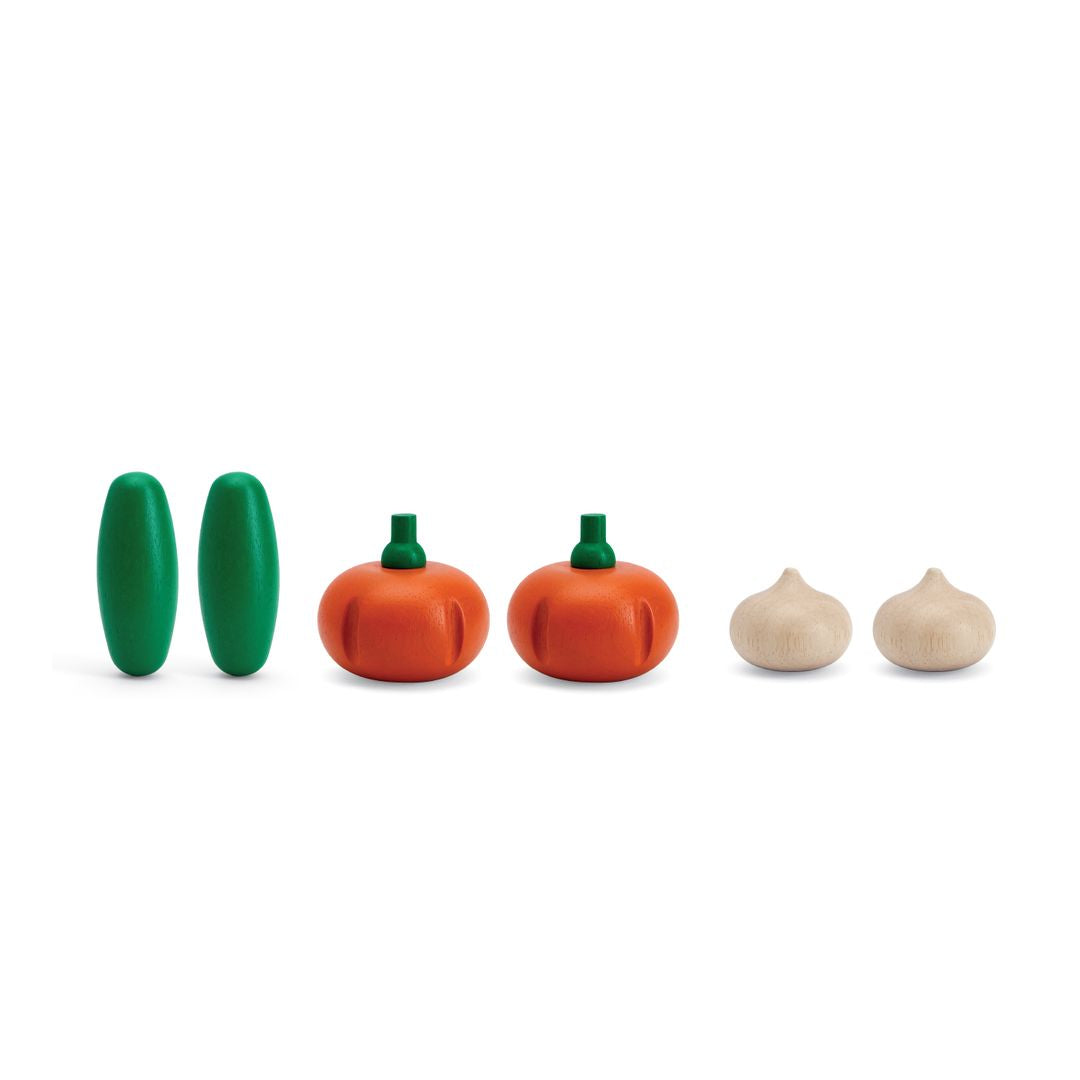 Fresh Produce Set E (Cucumbers, Onions & Pumpkins)