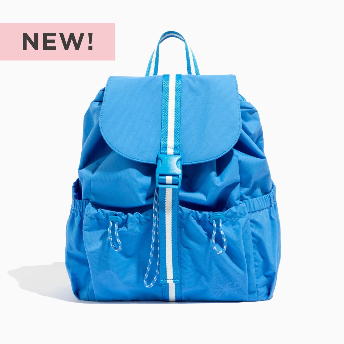 Wave Motion Drawcord Backpack