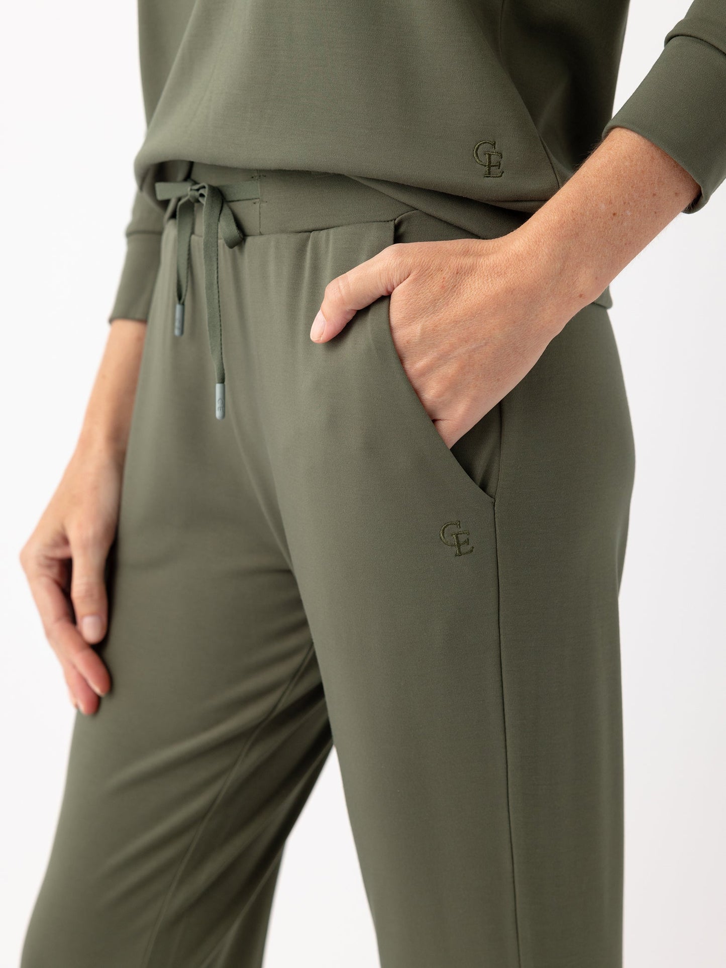 Women's Brushed Bamboo Jogger Set