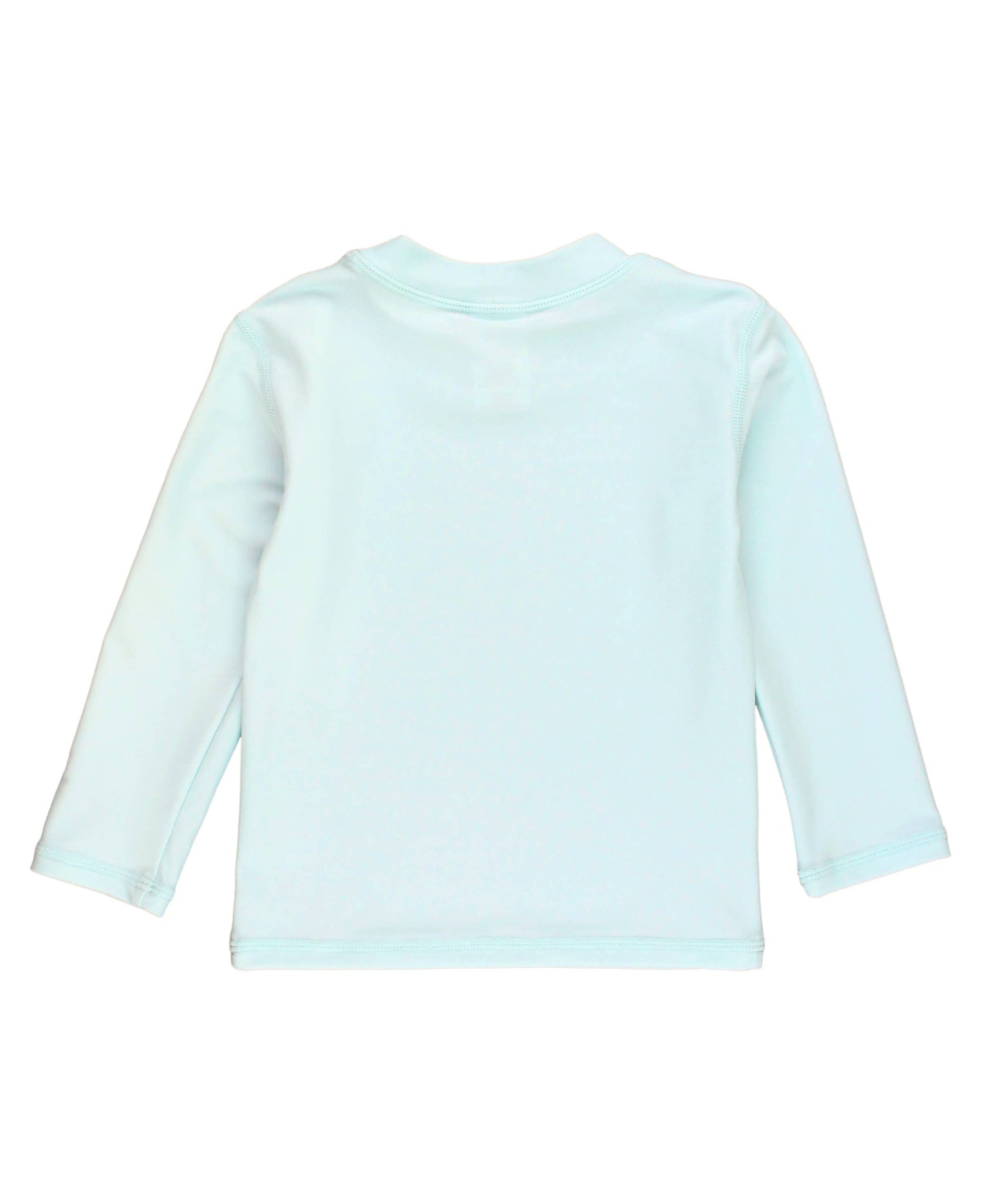 Boys Spun Sugar Long Sleeve Logo Rash Guard: Blue