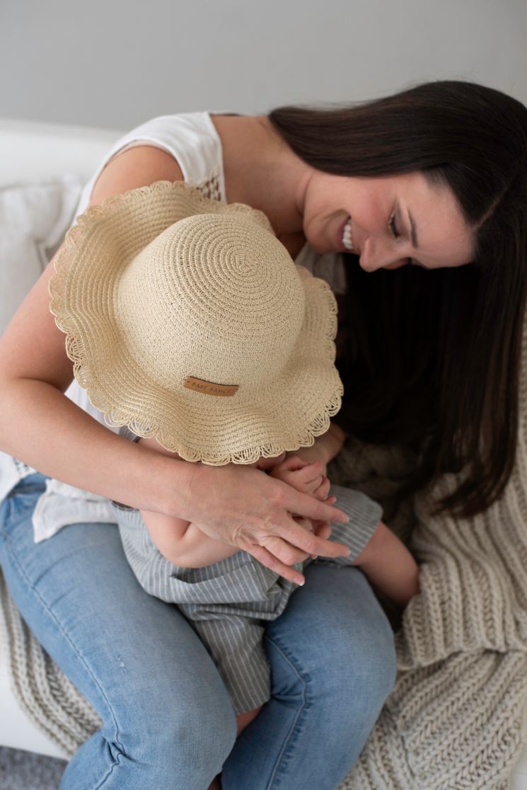 Straw Baby Hat