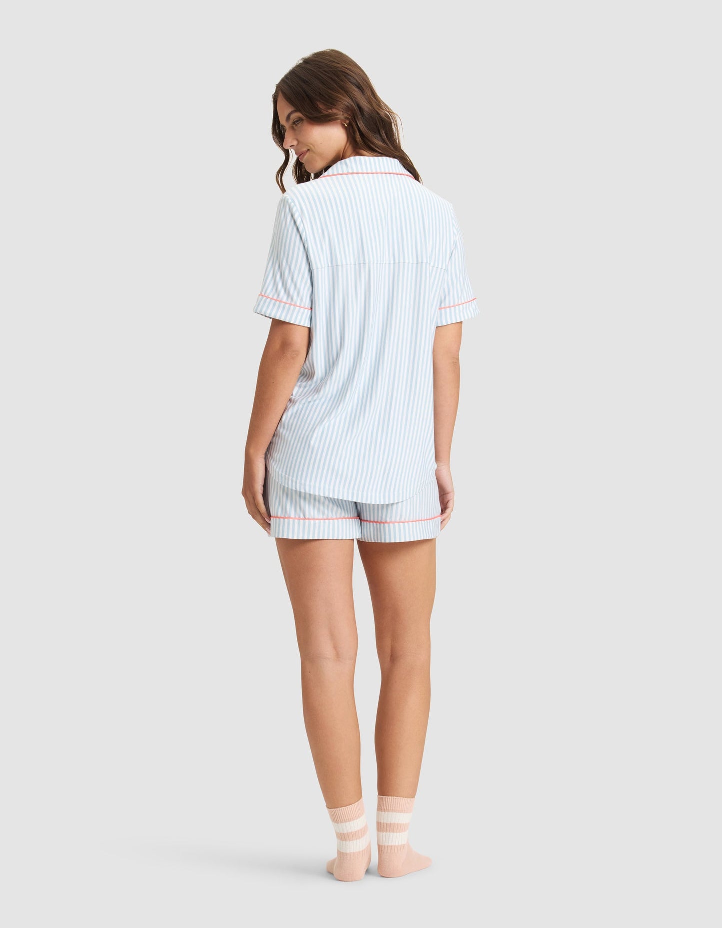 Women's Bamboo Stretch-Knit Short Sleeve Pajama Set