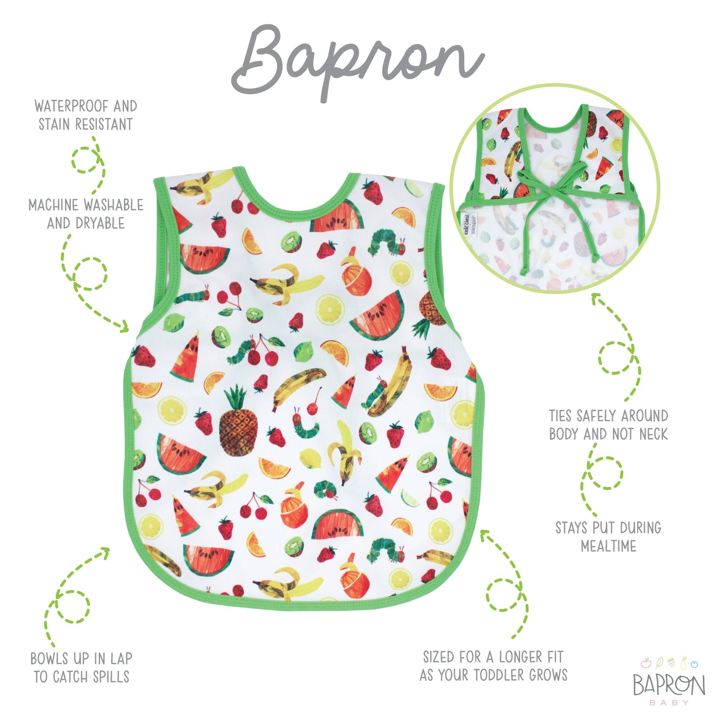 Tropical Fruit Bapron - from the World Of Eric Carle