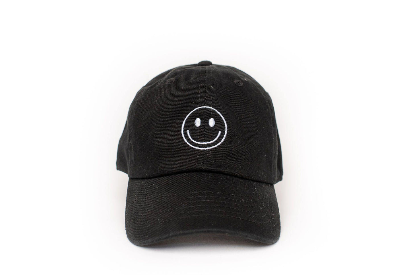 Smiley Face Hat in Black