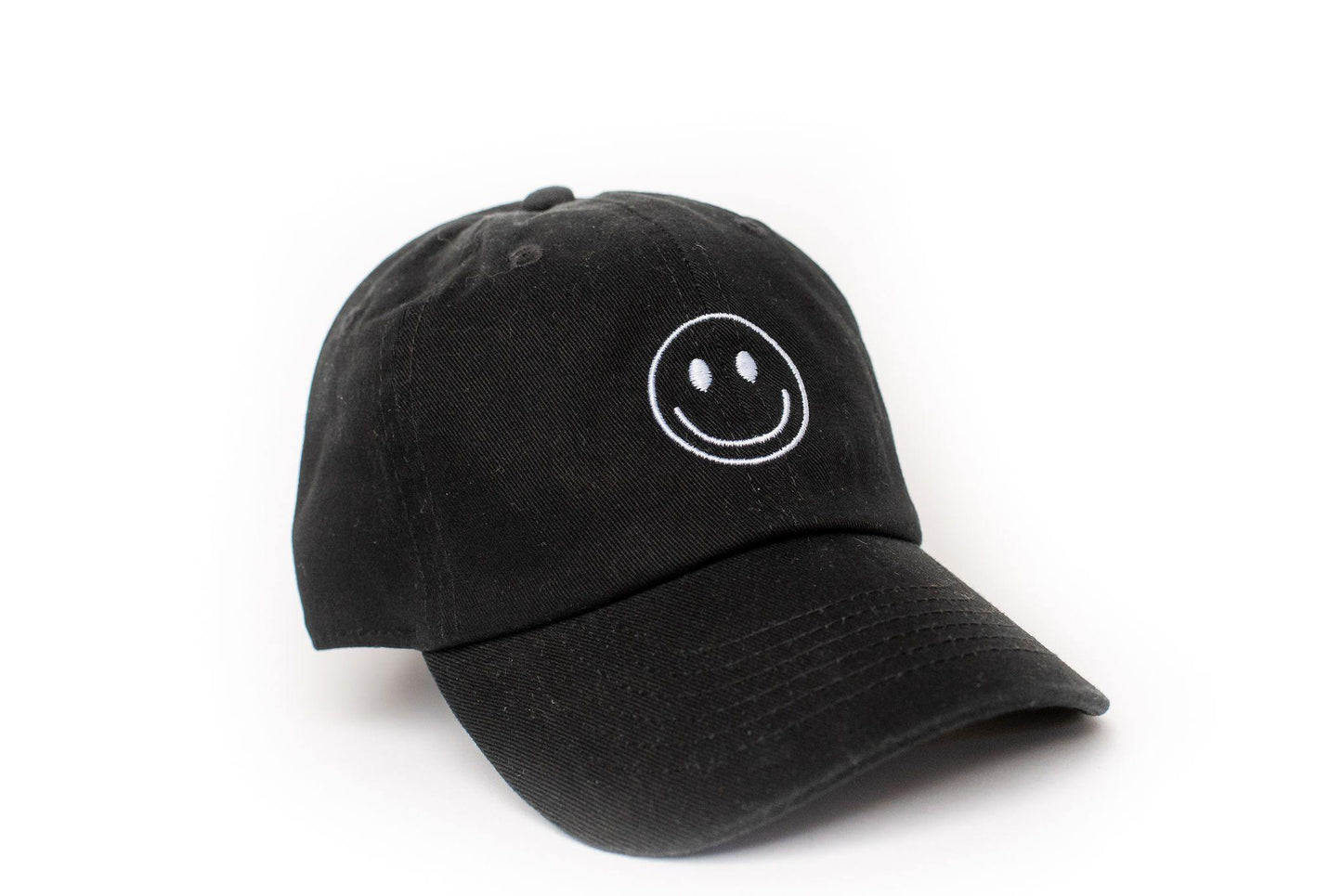 Smiley Face Hat in Black