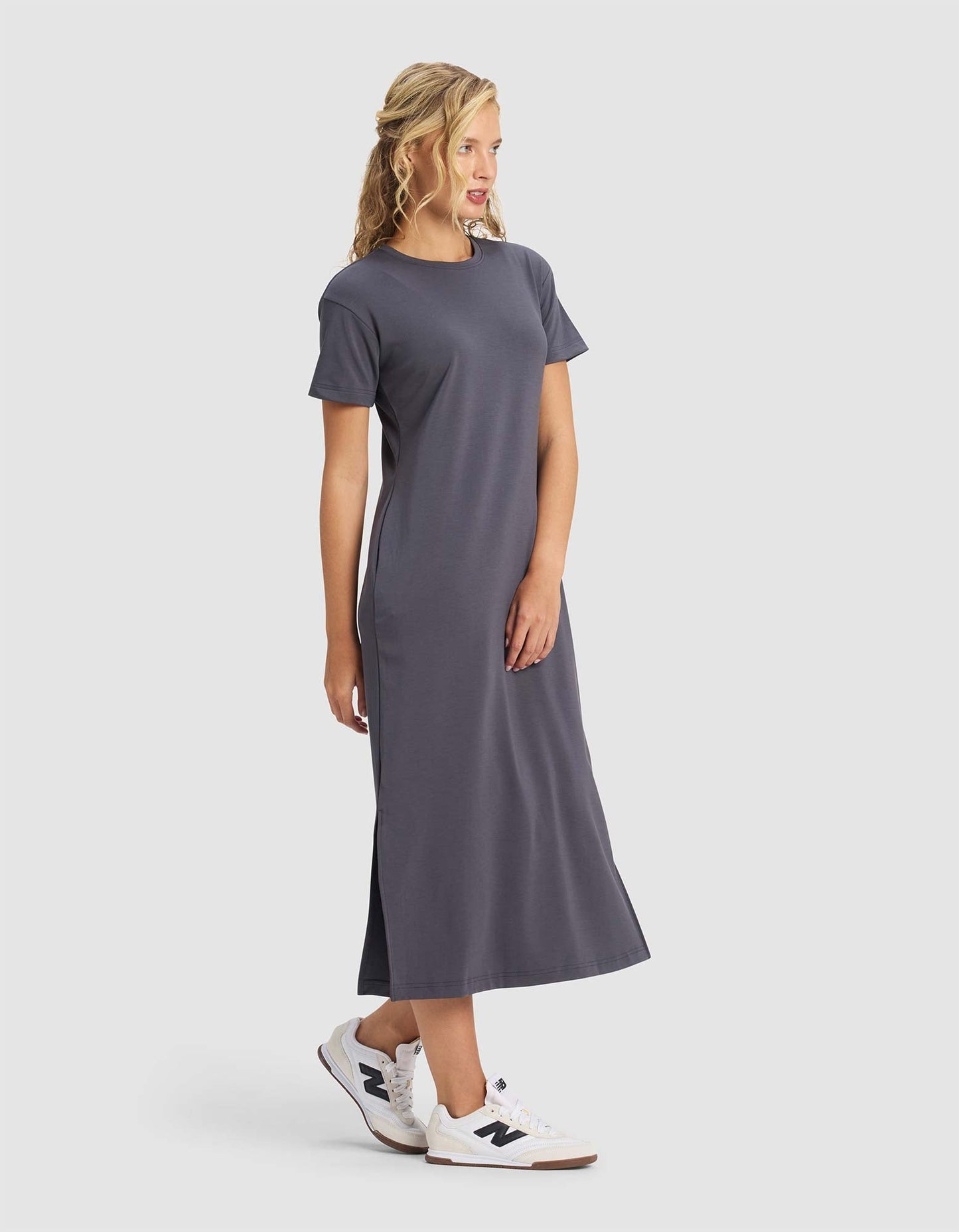 Women's Brushed Bamboo Midi Dress