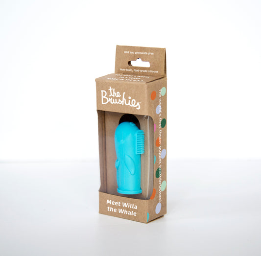 Willa the Whale Finger Toothbrush