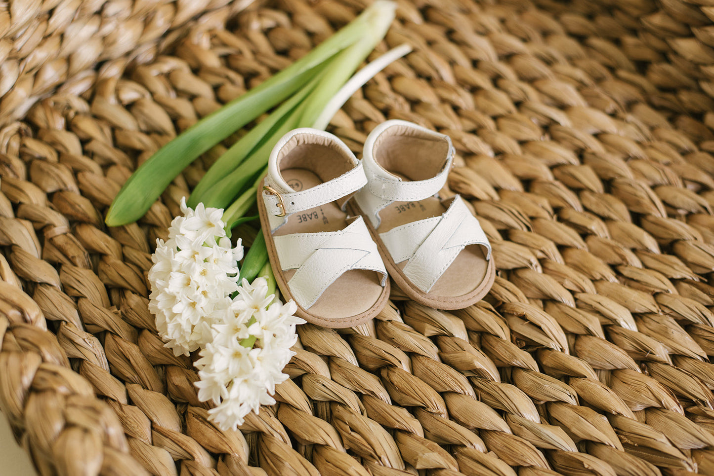 White Leather Sandals