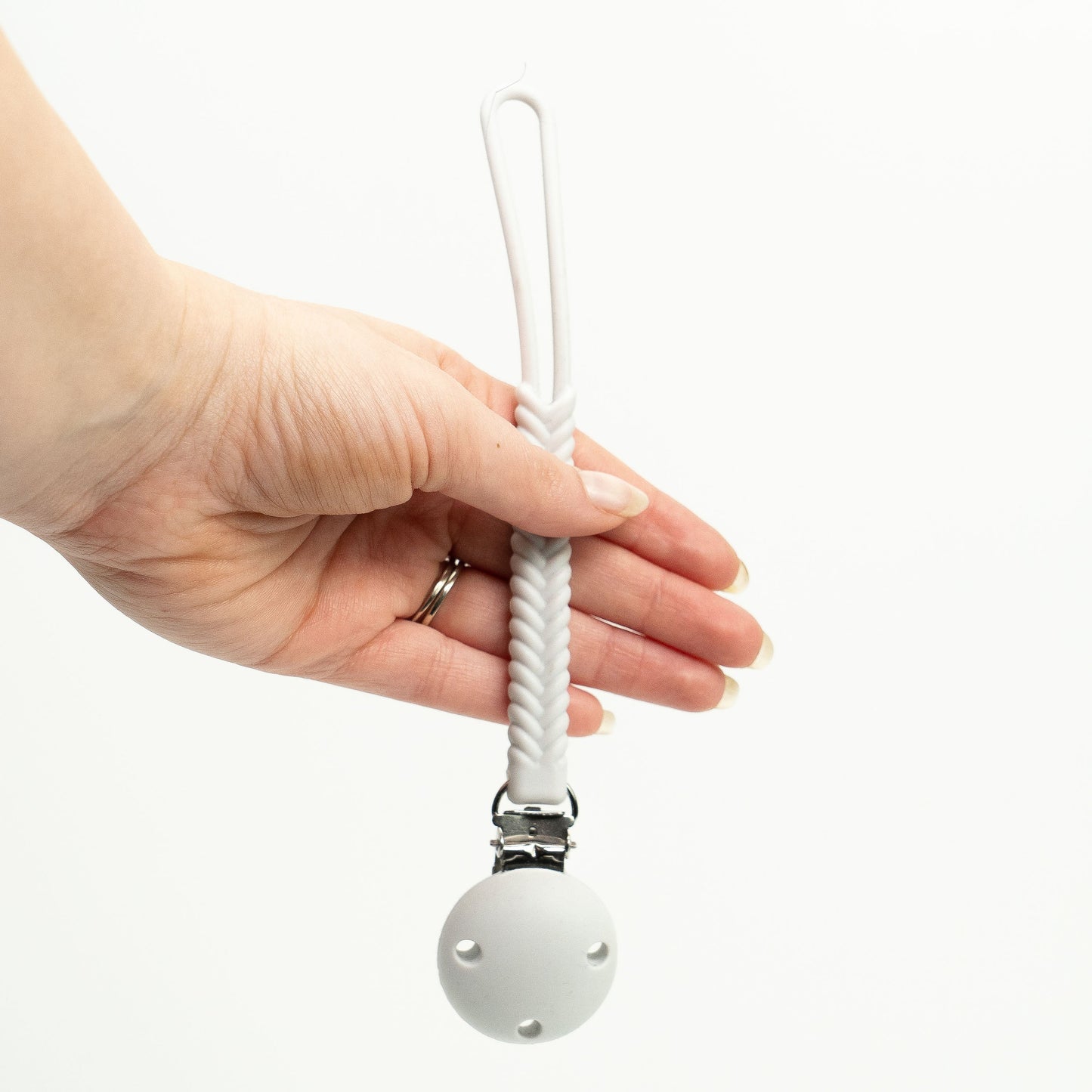 Braided Pacifier Clip