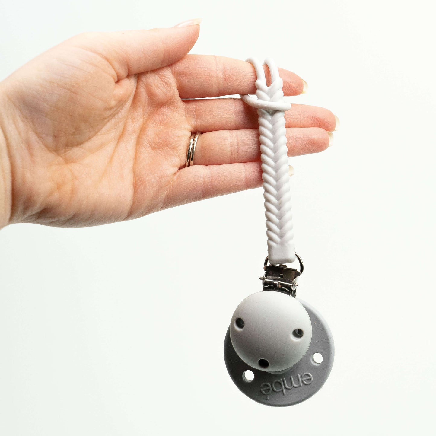 Braided Pacifier Clip