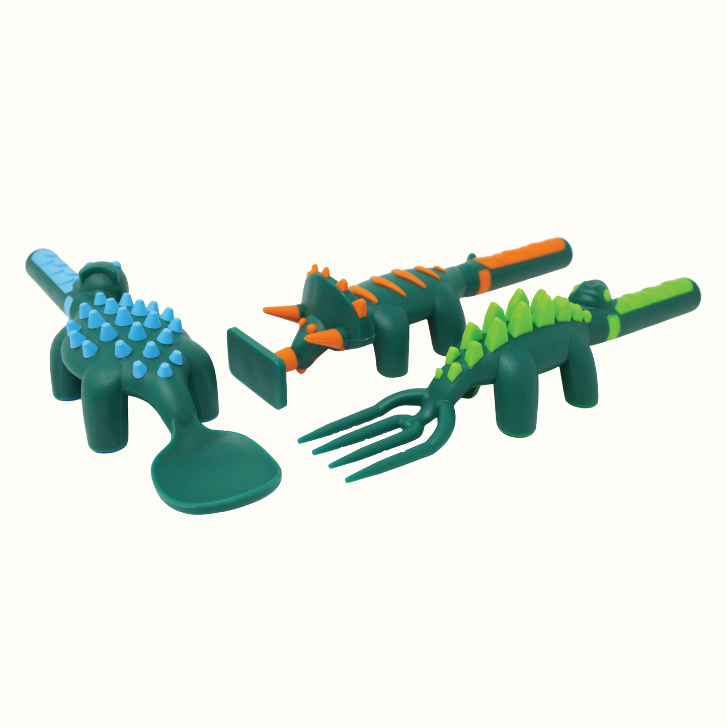 Dino Utensil & Plate Combo by Constructive Eating