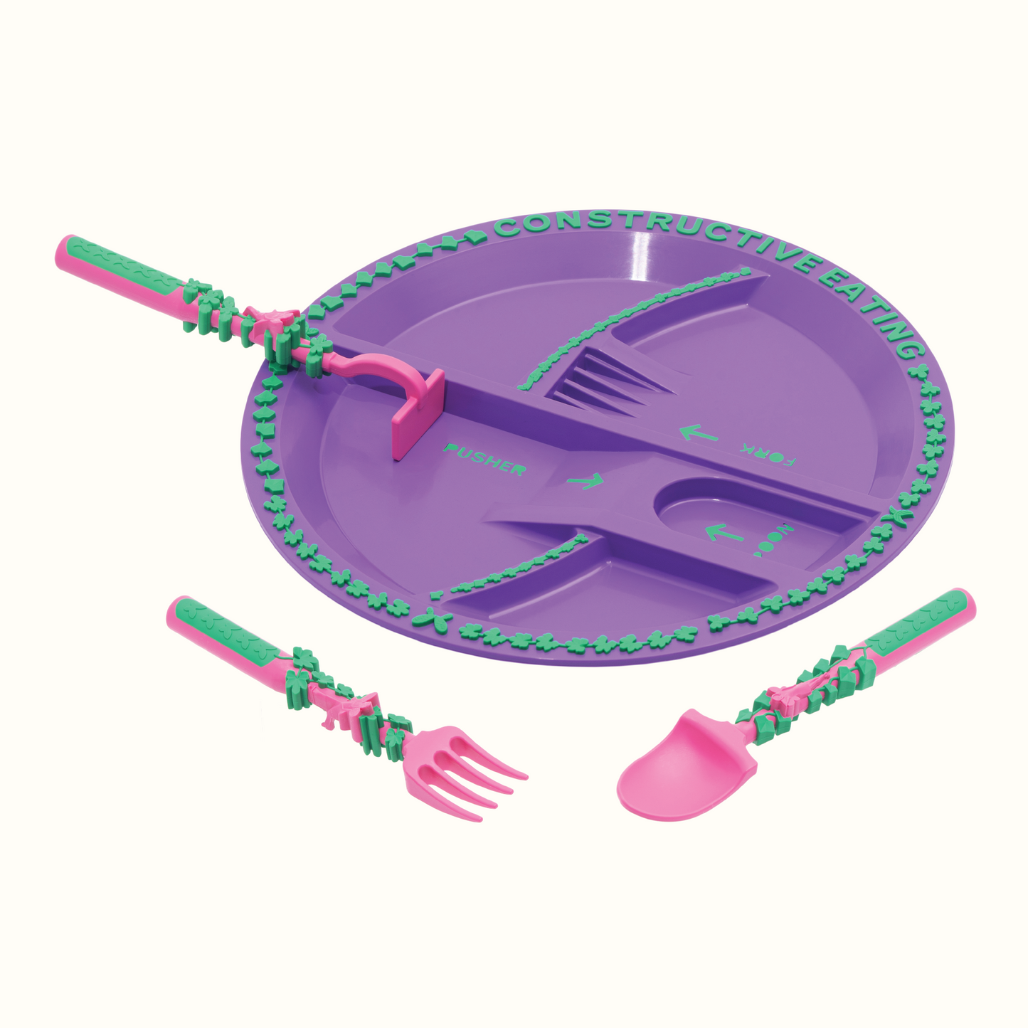 Garden Fairy Utensil & Plate by Constructive Eating