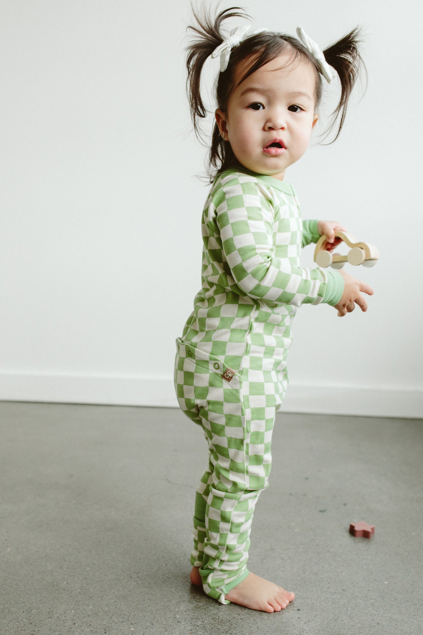 GROW WITH YOU FOOTIE + SNUG FIT | CABANA GREEN