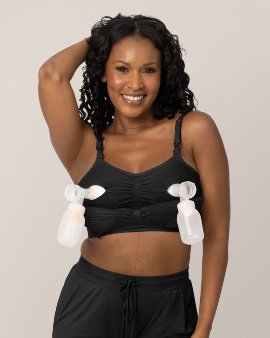 Sublime® Hands-Free Pumping & Nursing Bra | Black