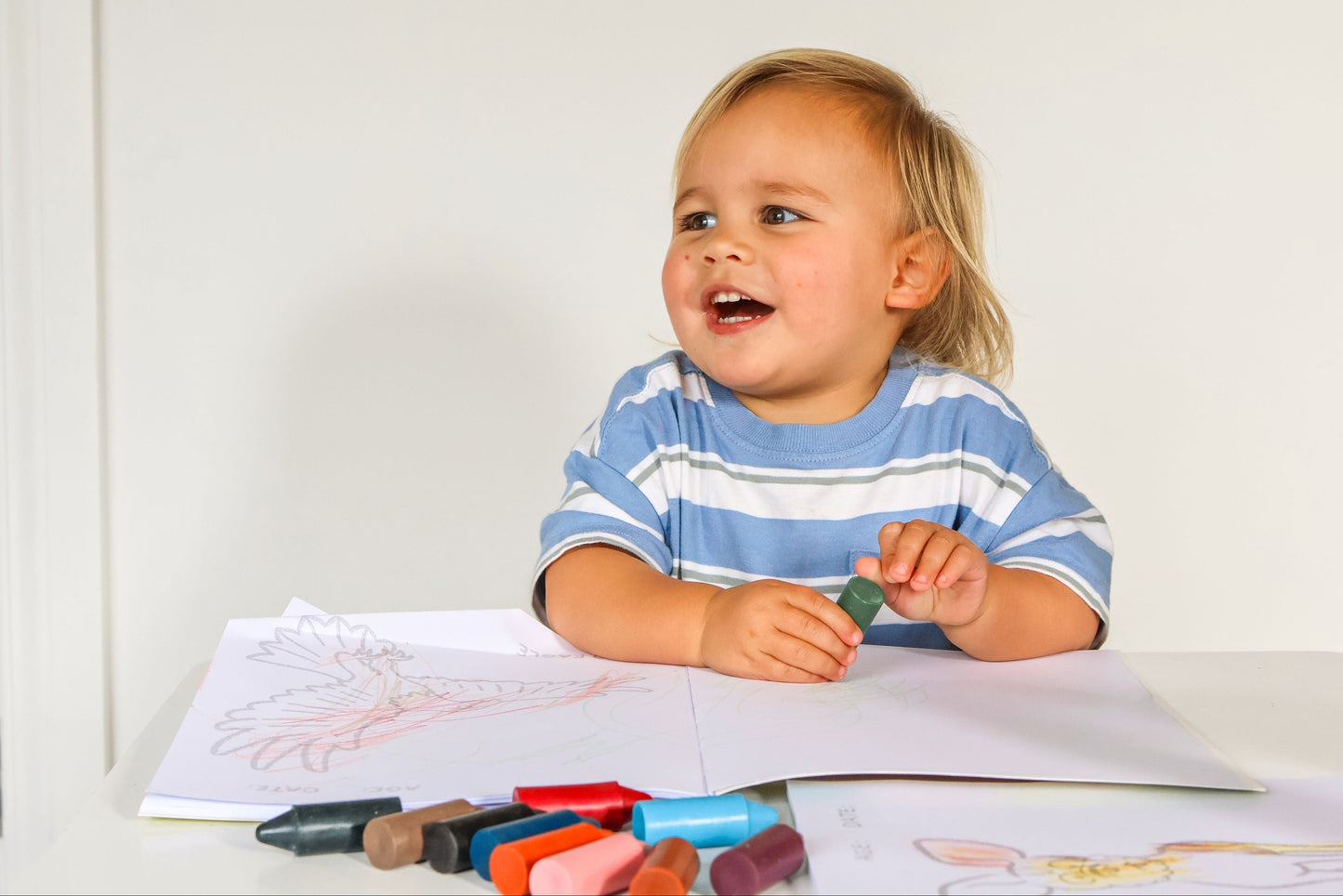 Honeysticks Toddler's First Colouring Book - Endangered Animals Adventure