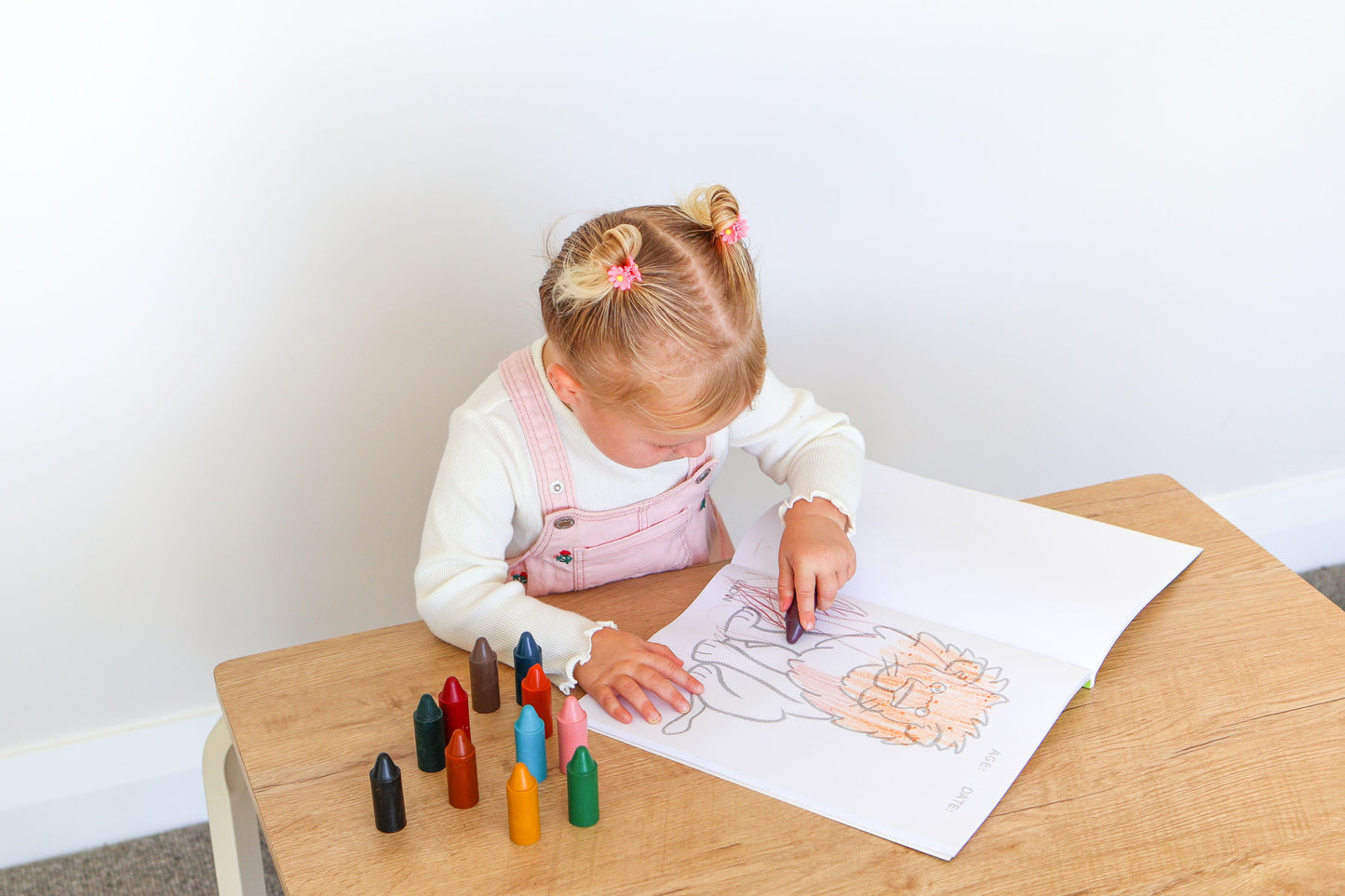 Honeysticks Toddler's First Colouring Book - Endangered Animals Adventure