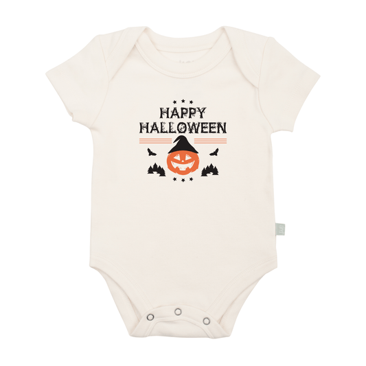 graphic bodysuit | halloween pumpkin