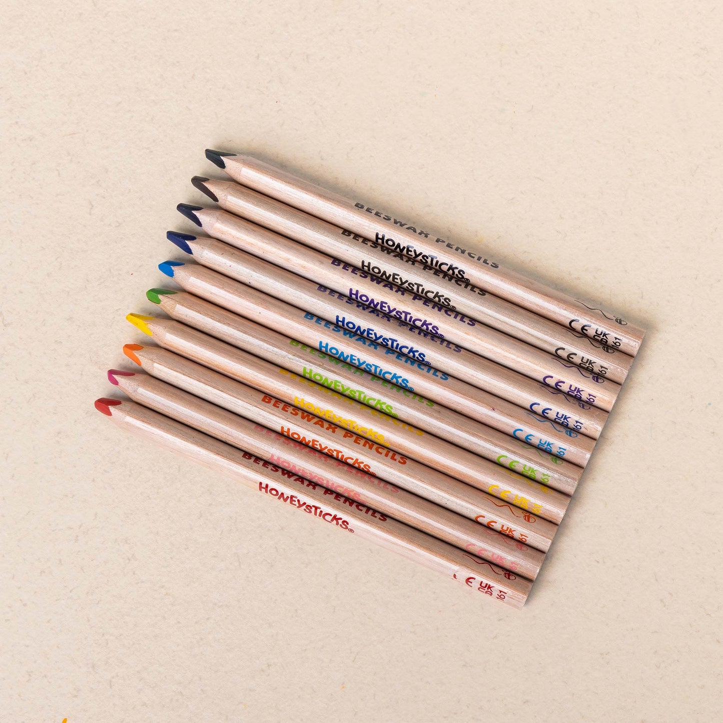 Honeysticks Magic 3-in-1 Beeswax Pencils Jumbo Triangles 10pk
