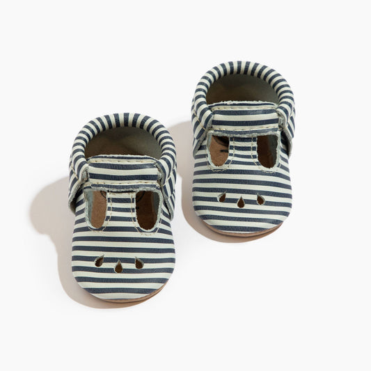 Navy and White Stripes Mary Jane