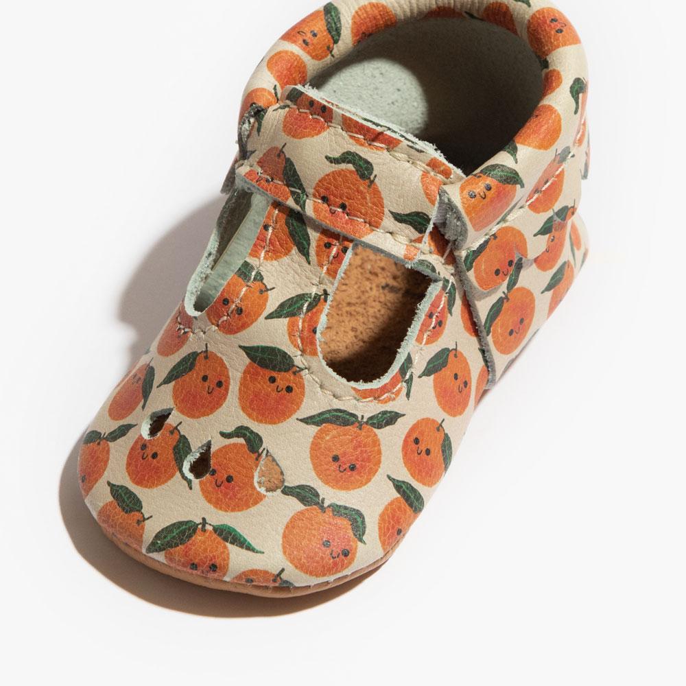 Orange You Sweet Mary Jane Baby Shoe